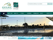 Tablet Screenshot of gesac.com.au